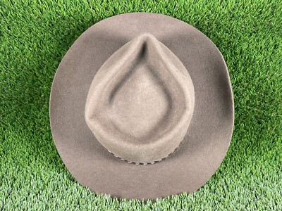 Akubra 'Stockman' Bushman Australian Hat | Santone Fawn | Sz 6 7/8