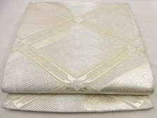 JAPANESE KIMONO FUKURO OBI PURE SILK VINTAGE E2362