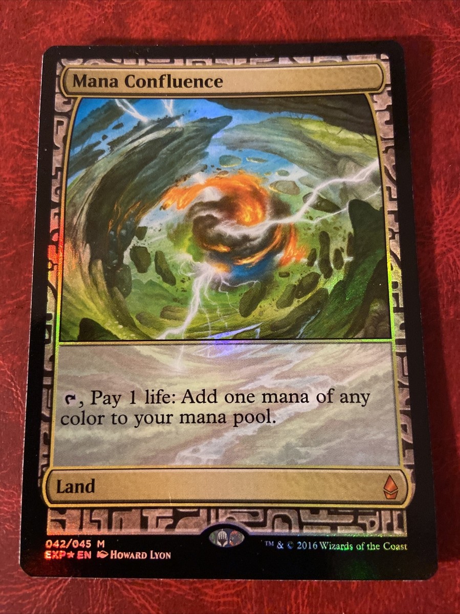 MTG Magic The Gathering MANA CONFLUENCE Foil MASTERPIECE ZENDIKAR