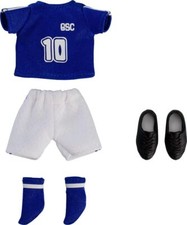 Doll Outfit Set Soccer Uniform Blue 