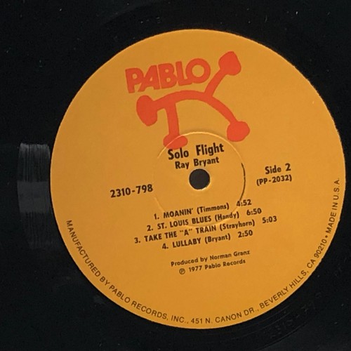 Ray Bryant-Solo Flight-Pablo 2310-798-SOLO PIANO - Picture 4 of 4