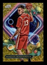 BOGDAN BOGDANOVIC 2023/24 TOPPS COSMIC CHROME #5 GOLD INTERSTELLAR #11/50 BF5428