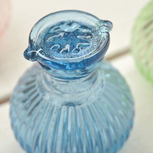 Vintage handgefertigte Glasspitze Sojasauce Servierflasche Küche Made in Japan - Bild 4 von 10