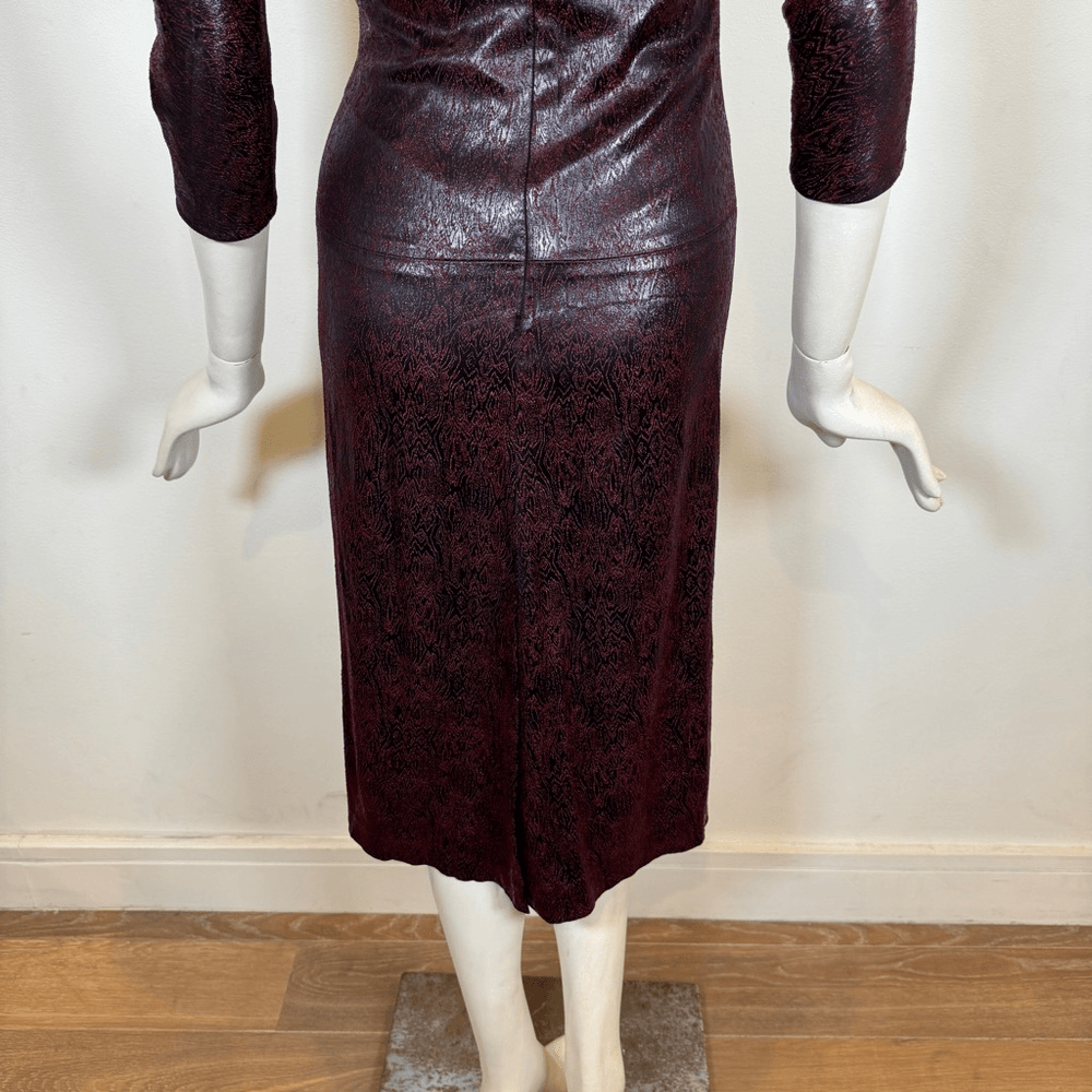 Vintage Rare Hussein Chalayan Black and Oxblood Dress | eBay Vintage Rare Hussein Chalayan Black and Oxblood Dress | eBay