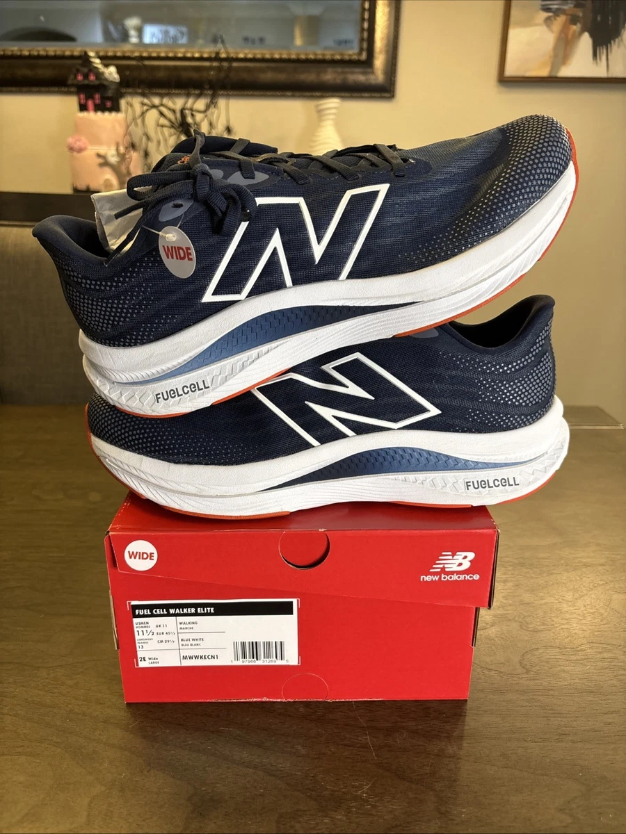 New Balance FuelCell Walker Elite Navy Neo Flame for Sale  display picture 1