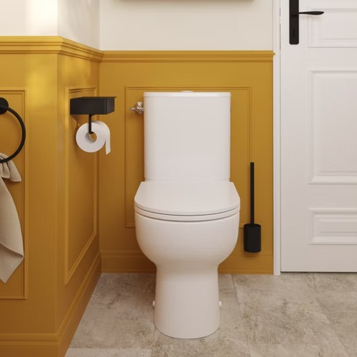 Erhöhtes Wc Toilette Stand komplett Spülkasten Keramik mit sitz 45 cm   ! - Bild 3 von 7