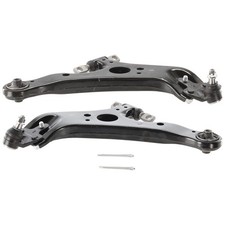 Set Of 2 Control Arms Front Driver Passenger Side Lower With Bushings Pair