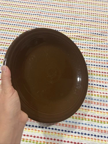 Fiesta Ware Chocolate Dinner Plate 10.5” Retired Color