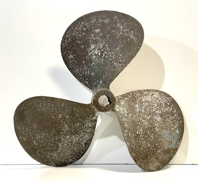 Vintage Brass 3 Blade Boat Propeller
