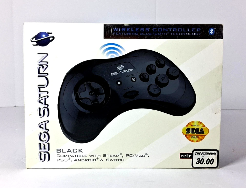 Sega Saturn Retro-bit Wireless Bluetooth Controller - Image 2 of 4