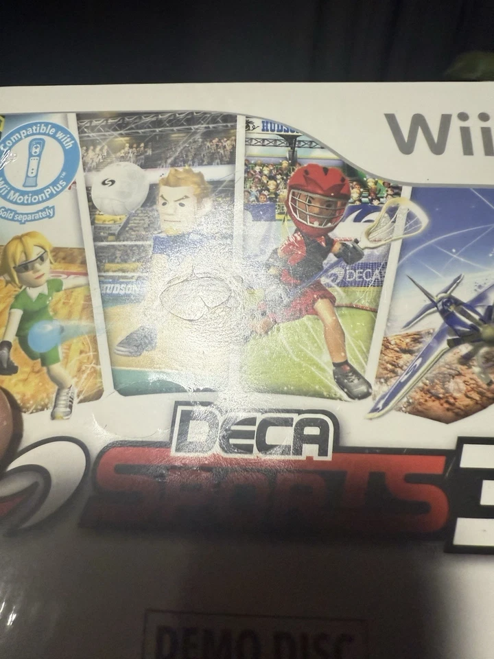 Deca Sports 3 Nintendo Wii Demo Disc NFR Sealed - Image 3 of 4