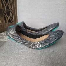 NWOB Tieks by Gavrieli Women's Sz 8 Snake Print Leather Ballet Flats Shoes