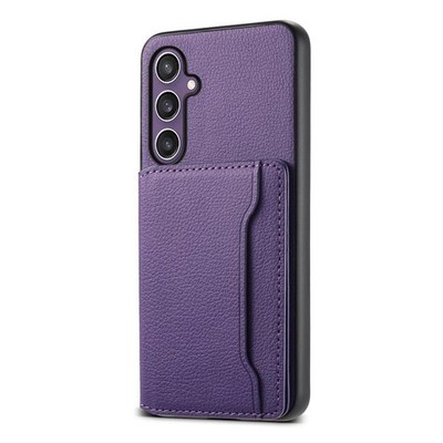 Samsung Galaxy S24+ 5G Full Case Kalbsleder Lila Kratzfest