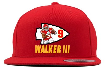 Ken Kenneth Walker III Chiefs Logo Snapback Hat