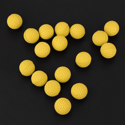 100PCS/ Pack Universal EVA Soft Round Refilled Bullets Ball For Rival Toy Gun - Picture 3 of 9