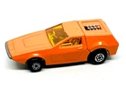 Matchbox Lesney Superfast 53 Tanzara, orange with amber windows, vnmint!