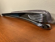 1947-48 Ford Deluxe Hood Ornament Chrome With Plastic Insert Original 1947-48 Ford Deluxe Hood Ornament Chrome With Plastic Insert Original