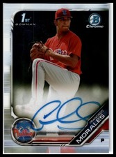 2019 Bowman Chrome #CPA-FM Francisco Morales Prospects Autographs