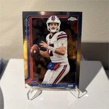 2025 Topps Chrome NFL 10 Card Lot - Base Vets