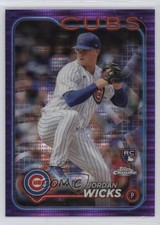 2024 Topps Chrome Purple Sonar Refractor /275 Jordan Wicks #67 c4i