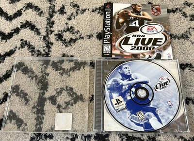 NBA Live 2000 Playstation 1 PS1 Video Game Tim Duncan Cover Art Michael Jordan