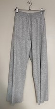 Women  s Sweatpants Joggers Light Gray Relaxed Fit Size Small