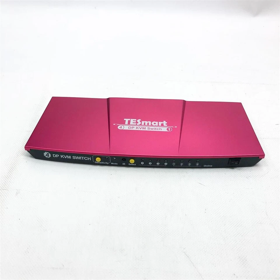 TESmart Commutateur KVM DisplayPort 4 ports,4K@60Hz,claviers mécaniques et - Bild 3 von 4