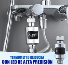 High-Accuracy LED Shower Thermometer,Shower Holder Instant-Read Thermometers