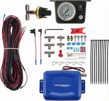 HD Air Bag Suspension Compressor System with Low Pressure Sensor Single Path 12V