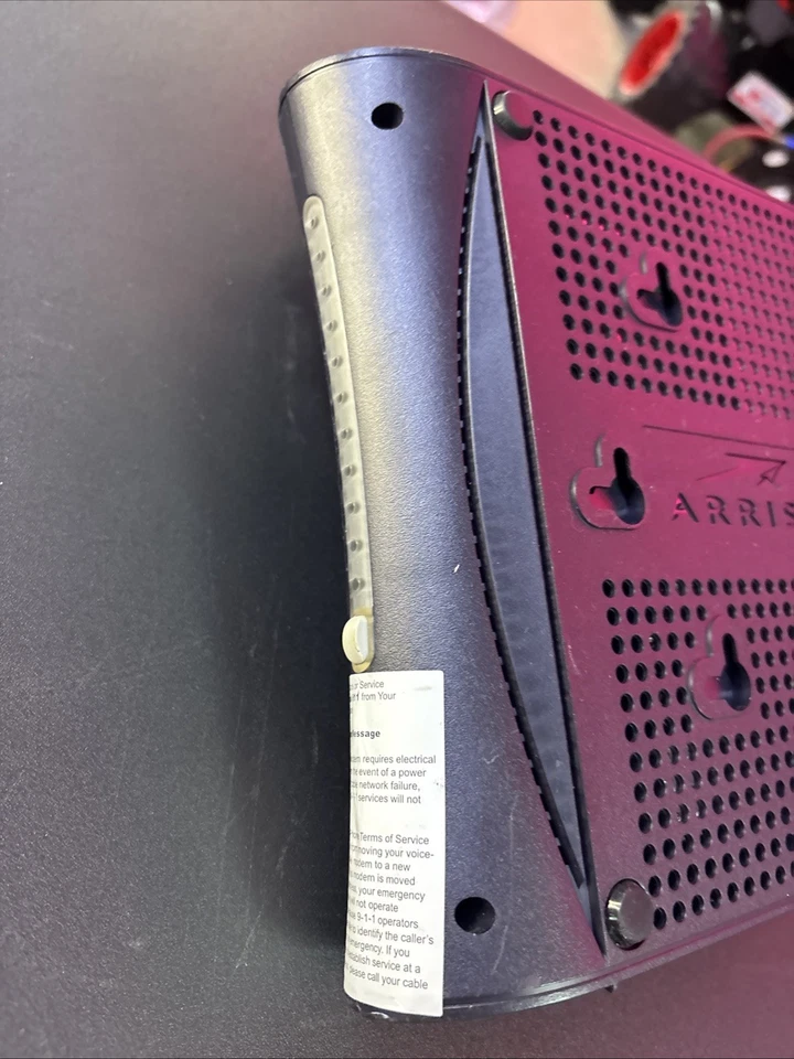 Arris Touchstone TM402P/110 Telephone VOIP Cable Modem w/AC Cord Works! [1187] - Image 2 of 4