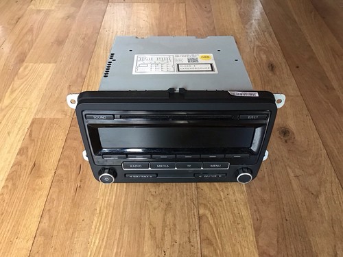 VOLKSWAGEN TOURAN RADIO CD PLAYER DISPLAY SCREEN UNIT 1K0035186AQ 2010-2015 - Picture 3 of 8