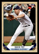 David Fry 2023 Choice Columbus Clippers #12 Columbus Clippers