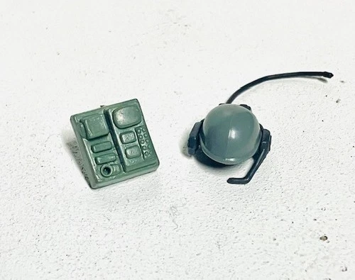 GI Joe 1982 Breaker V1 Helmet + Headset + Backpack Complete OG Accessories Parts
