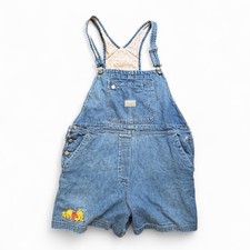 Vintage 90s Winnie The Pooh Denim Youth XL Cute Cartoon Disney Overalls