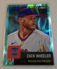 2022 Topps Chrome Zach Wheeler Aqua /299