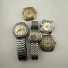 Timex Electric Quartz Vintage Lot of 5 Men’s Watches As Is For Parts / Repair