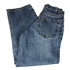 Arizona Jeans Boys 10 Regular Adjustable Waist Med Blue Wash Pockets Pants Loose