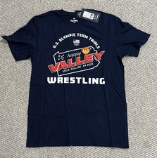 NWT Fanatics Men’s Med T-Shirt U.S. Olympic Wrestling Trials 2024 HAPPY VALLEY