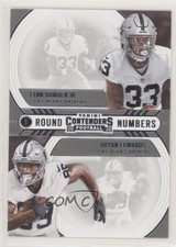 2020 Panini Contenders Round Numbers Lynn Bowden Jr Bryan Edwards #RN-BE nx9