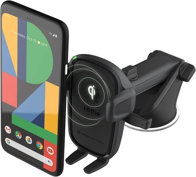  iOttie Car Charger Easy One Touch Wireless 2 Qi Charging Dashboard Phone Mount