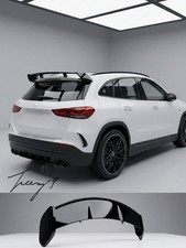 Mercedes GLA H247 (2020-2023) Glanz Schwarz AMG Style Kofferraum Heck Dach Spoiler Lippe Mercedes GLA H247 (2020-2023) Glanz Schwarz AMG Style Kofferraum Heck Dach Spoiler Lippe
