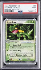 2004 POKEMON EX TEAM MAGMA VS TEAM AQUA #93 SCEPTILE EX-HOLO PSA 9 on eBay