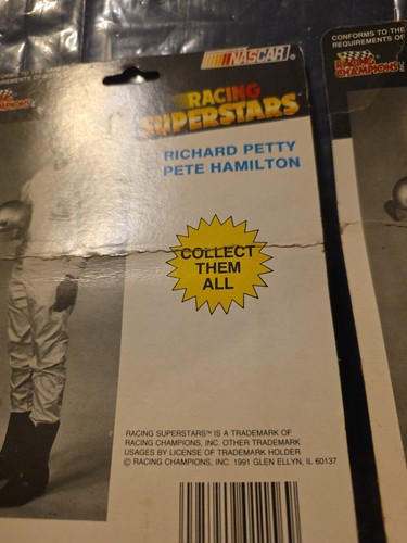 Racing Superstars Richard Petty Diecast Stock Car Collector Card 1991 NASCAR New - Picture 10 of 14