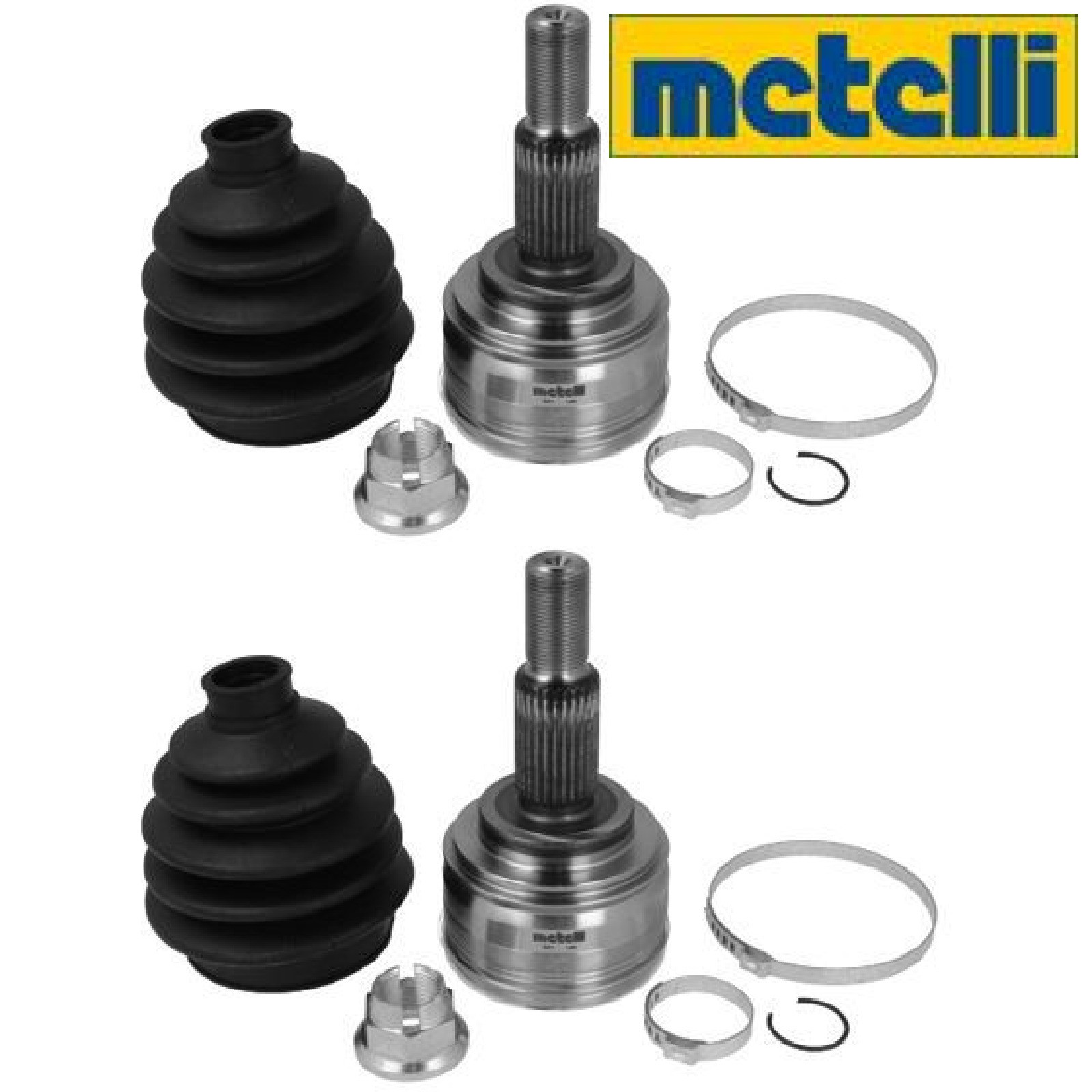 2x Gelenksatz für Antriebswelle metelli 15-1841 2 Gelenksätze Vorne
