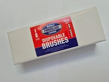Paint Brushes Disposable Budget Trade Packs 12 mm- 100 mm (qty 12)
