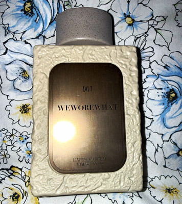 WEWOREWHAT 001 Eau de Parfum Spray 3.4 fl oz Regular Size Sandalwood Amber