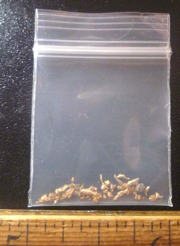 Natural Placer Gold Nuggets .139 grams Alaska Gold