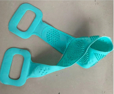 Silicone Back Scrubber Double Side Bath Body Exfoliating Cleaning Rubbing Scrubs