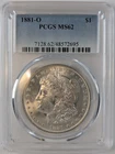 1881-O Morgan Silver Dollar $1 PCGS MS62 48572695