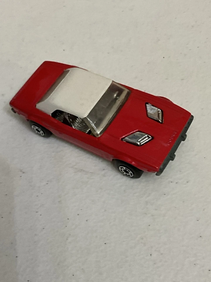 Винтажный 1975 Matchbox Superfast No.1 Dodge Challenger Красно-белый Литой - Изображение 2 из 4